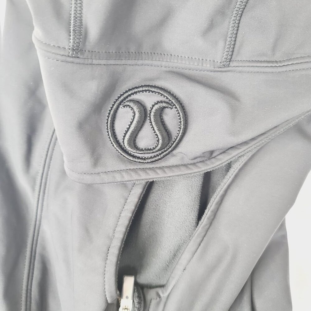 Lululemon Women's Black Scuba Long Sleeve Casual Full Zip Hoodie Size M - Picture 5 of 6
